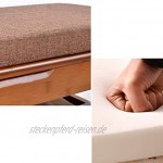 2-stufige Schuhbank Schuhregal aus massivem Holz mit Sitzkissen und verstecktem Fach LIFFMallJC Color : Simple-2