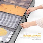 SOLEDI Unterbett Aufbewahrungstasche Unterbettkommode großer Kapazität Kleideraufbewahrung Vliesstoff mit verstärktem Griff für Kleidung Spielzeug Bettwäsche