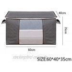 Zueyen Aufbewahrungstasche für Kleidung Decken Schränke Schlafzimmer-Reinigung 60 x 35 x 40 cm 3 Stück