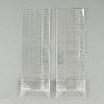 1.000 Verpackungsbeutel transparent 80-50 x 250 x 0,04 mm | Blockbodenbeutel 40 my |HUTNER