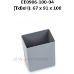 aidB NextGen Einsatzkasten 67 x 91 x 100 mm ideal als Einsatz für Schubladen und NextGen Euroboxen