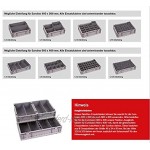 aidB NextGen Einsatzkasten Set4+16+8 Kästen 600 x 400 x 120 mm ideal als Einsatz für Schubladen und NextGen Euroboxen