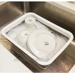 BINO Faltbare Waschschale platzsparend tragbar faltbar weiß