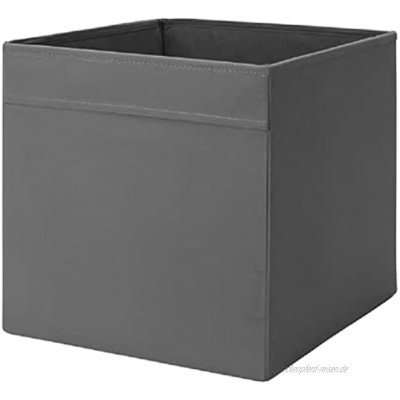 Ikea Regalfach DRÖNA Aufbewahrungsbox Regaleinsatz in 33x38x33 cm BxTxH -GRAU Plastik Black 33 x 38 x 33 cm