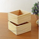 Kentop Ordnungsbox Holzkiste Aufbewahrungskiste Universal Holzbox ohne Deckel für Aufbewahrung