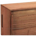 LAUBLUST Vintage Holzkiste mit Griffen 30x20x16cm Naturbraun FSC® Aufbewahrungskiste | Geschenkkorb | Deko-Kiste