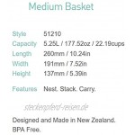 Sistema Stack 'n' Nest basket-5.25Liter off-white grau 26,1x 19,1x 13,8cm