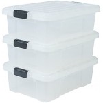 Basics 135738 Kunststoff DIY Aufbewahrungsbox 'Power Box' Plastik transparent 25 Liter