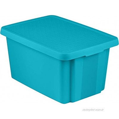 CURVER Aufbewahrungsbehälter mit Deckel Box Ordnungbox 45L blau