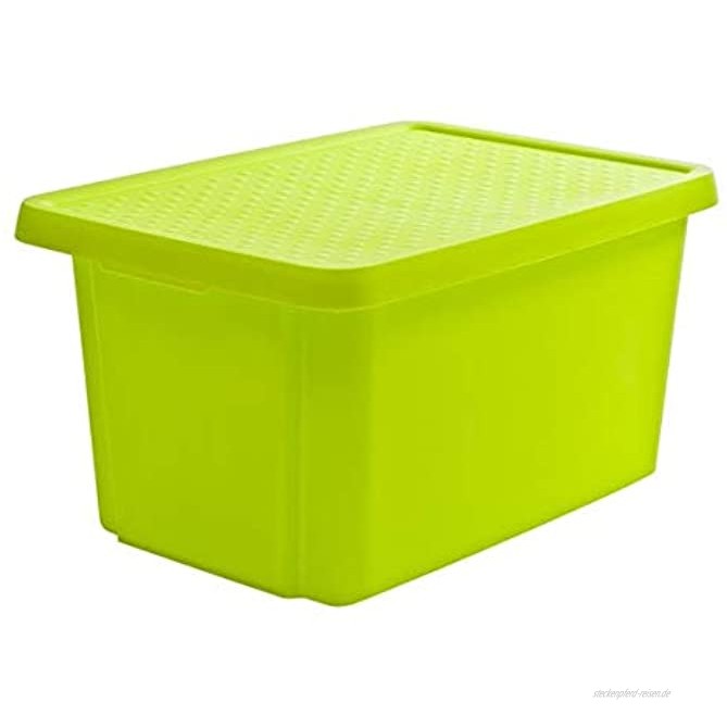CURVER Aufbewahrungsbehälter mit Deckel Box Ordnungbox 45L grün