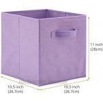 Aufbewahrungsbox EZOWare 6er-Set Faltbare Aufbewahrungskiste für Regalfach ohne Deckel Sortierte Farbe 2