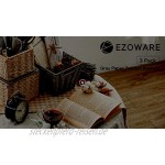 EZOWare 3er-Set Papierseil gewebte Aufbewahrungskörbe mit Griffen geflochtene Mehrzweck-Organisationsbox Perfekt für die Aufbewahrung von kleinen Haushaltsgegenständen Grau