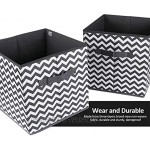 Anstore Aufbewahrungsboxen in Würfelform faltbar Aufbewahrungsbox aus Stoff 4er-Pack 30 x 30 x 30 cm Polyestervliesstoff