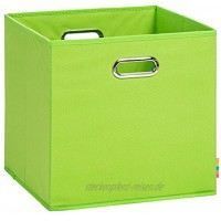 H&S Aufbewahrungsbox LEA Faltbox Korb 33x33x33 cm Apfelgrün