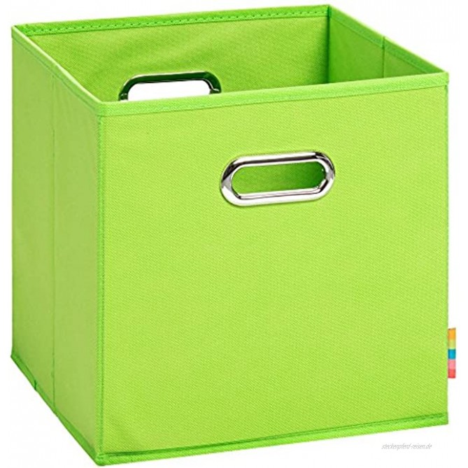 H&S Aufbewahrungsbox MIA Faltbox Korb 28x28x28 cm Apfelgrün