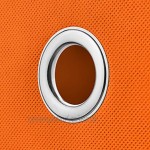Stick&Shine 1x Aufbewahrungs Korb Orange Faltbox 33 x 33 x 33 cm Regalkorb faltbar mit Deckel
