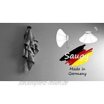 helpOn Saugy Saugnapf 18 Premium Saugnäpfe MEGA Strong Made in Germany Ihr praktischer Helfer für den Alltag GRATIS Anleitung. Saugnapf Haken mit Hakenschutz Lichterkettenhalter 18 X