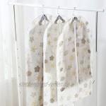 10 Stück Kleidersack Durchscheinend Kleidersäcke mit Reißverschluss Wasserdichte Mottenfester Kleiderhüllen Tasche Anzugabdeckung für Anzüge Kleid Kleider Mäntel