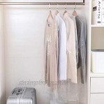B Blesiya Durchsichtig Kleidersäcke Kleiderhüllen Anzugsack Anzughüllen Schutz für Anzug Kleider 10er Set 60x100cm