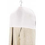 Hangerworld 20 Weiße Schultercover mit Breiten Seitenfalte Schulter Schutzhüllen Kleiderglocke