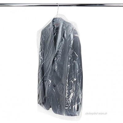 Hangerworld 50 Durchsichtige Kleidersäcke 102x51x10cm Polyethylen Kleiderhüllen 0,02mm Folienstärke