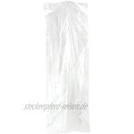 Hangerworld 50 Transparenter Kleidersack 165x51x10cm Durchsichtige Schutzhüllen 0,025mm Folienstärke