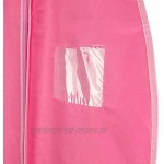 Hangerworld Atmungsaktiver Kleidersack 38cm Pink Kleiderhülle Kleiderschutzhülle