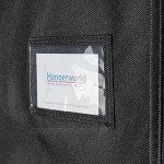 Hangerworld Atmungsaktiver Schwarz Kleidersack 100cm Kleiderschutzhülle