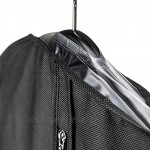 Hangerworld Atmungsaktiver Schwarz Kleidersack 100cm Kleiderschutzhülle