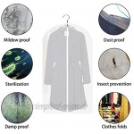 Kleidersack staubdicht mottenfest wasserdicht transparent faltbar waschbar Kleidung Abdeckung Anzug Beschützer für Mantel Kleid 60 * 100 cm 60 * 120 cm 4St