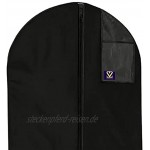 Luxussize Kleiderhülle Kleidersack Anzughülle 110cm x 65cm Atmungsaktiv Staub- Wasserabweisend mit Reißverschluss