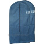 marion10020 Kleidersäcke Kleidersack Kleiderhüllen Kleider-Sack Schutzhülle Kleiderschutzhüllen mit Reißverschluss und Sichtfenster 4er-Set