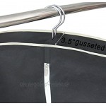 MISSLO Kleidersack für Herren 137,2 cm atmungsaktiv mit Griff und Zwickel 2 Stück