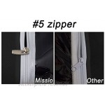 MISSLO Kleidersack für Herren 137,2 cm atmungsaktiv mit Griff und Zwickel 2 Stück
