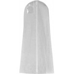 PWMAO Atmungsaktiver Kleidersack Schutzhülle-Staubdichte Abdeckungen Aufbewahrungstasche -für Brautkleider Abendkleider Anzüge Mäntel Anti-Staub Hochzeitskleid Kleidersack L180cm
