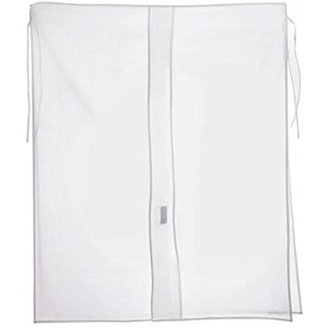 QIEZI Klare hängende Kleidersack strapazierfähige Kleidertasche Organizer Staubschutzhülle für Schrank Anzug Tasche Mottenfeste atmungsaktive Staubschutz