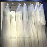 Sunzeus Weiche Tulle staubdichte Abdeckung Tasche für Brautkleider Kleidersack Kleiderhülle Schutzhülle Abendkleid Hochzeitskleid 180 cm