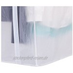 Tina Kleidersack waschbar transparent PEVA zum Aufhängen Staubschutz rahmenlos 60 x 58 x 110 cm 2 Stück