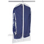 WENKO Kleidersack Transparent 100 x 60 cm Kleiderhülle Polyethylen-Vinylacetat 60 x 100 cm Transparent