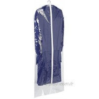 WENKO Kleidersack Transparent 150 x 60 cm Kleiderhülle Polyethylen-Vinylacetat 60 x 150 cm Transparent