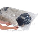 WENKO Vakuum Raumspar-Kleidersack L Vakuum Aufbewahrungsbeutel Polyethylen 70 x 105 cm Transparent