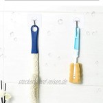 ZJ Hook Up Perforation frei Haken-Zahnstangen Wandaufhängung Badezimmer Nail frei Türwandung Adhesive Wandbehang Nails Huthaken Color : 10