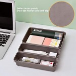 8 Kunststoff-Schubladen-Organizer-Boxen stapelbar Tablett Trennwand Kleiderschrank Mehrzweck-Aufbewahrung Make-up Schrank Separator leicht zu reinigen 02