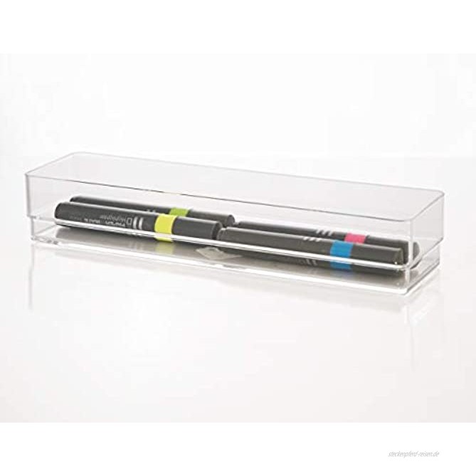 Acrylic Drawer Organizer Acryl-Schubladeneinteiler 30,5 x 7,6 x 5,1 cm