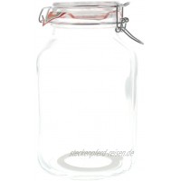Bormioli Einmachglas Vorratsglas mit Bügelverschluß 3 Liter