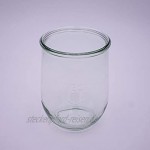 flaschenbauer.de WECK 12er Set 1L Einmachgläser zum befüllen Weckglas Tulpenglas als Marmeladenglas Sturzglas Einkochglas oder zur Aufbewahrung von Jogurt Milch oder Anderen Lebensmittel