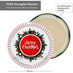MamboCat 40er Sturzglas-Set 230 ml | Einmachgläser + Twist-Off-Deckel to 82 Weihnachtsedition + GRATIS Rezeptheft | einkochen & konservieren | Vorratsgläser | Merry Christmas
