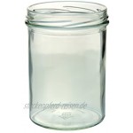 MamboCat 48er Set Sturzglas 435 ml Marmeladenglas Einmachglas Einweckglas to 82 silberner Deckel incl. Diamant-Zucker Gelierzauber Rezeptheft