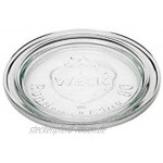 Viva Haushaltswaren 6 x kleines Weckglas Einmachglas 290 ml mit Deckel in Sturzform leeres Rundrandglas zum Einkochen als Marmeladenglas Dessertglas inkl. Klammern Ringen & Trichter