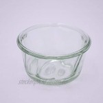 WECK Gugelhupf-Form Einmachglas 280ml verwendbar als Marmeladenglas Vorratsglas Konservenglas 6 Stück